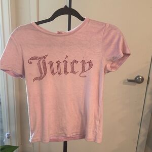 Juicy Couture Soft Pink Sleepwear Top with Logo Tag